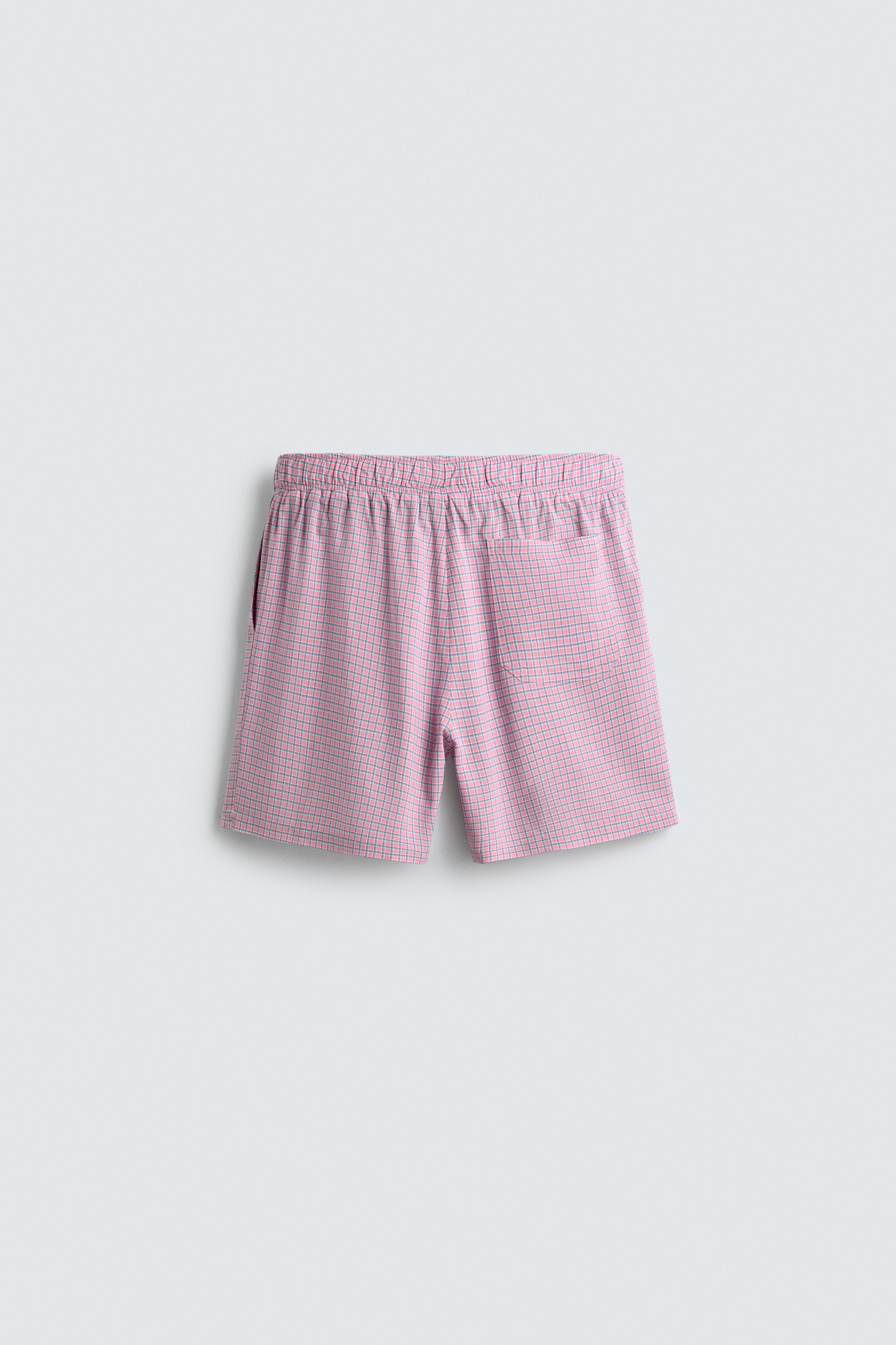 FLOWY PLAID SHORTS